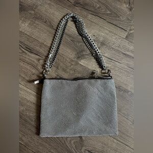 Venus Rhinestone Embellished Shoulder Bag Women's Handbag Chain Strap